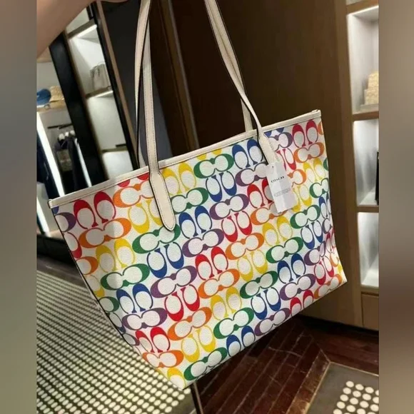 Signature Canvas Coach Pride Bags NWT Coach Pride Phone Crossbody